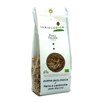 Zuppa lenticchie e farro