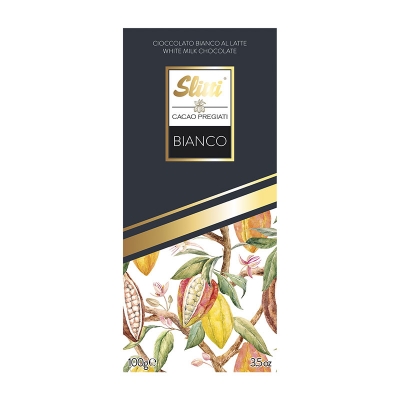 Tavoletta cioccolato bianco 30% al latte gr100