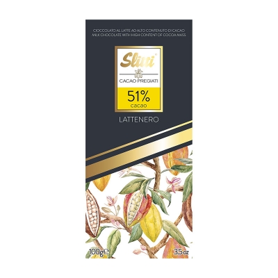 Tavoletta cioccolato al latte lattenero 51% gr100