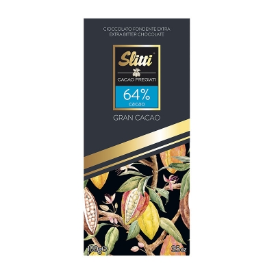 Tavoletta al fondente extrafino grancacao 64% gr100