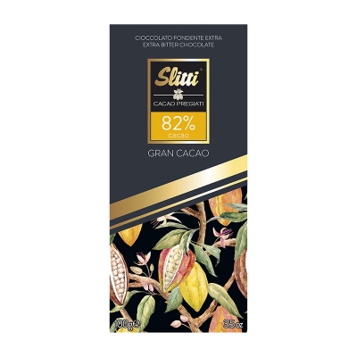 Tavoletta al fondente extra fine grancacao 82% gr100