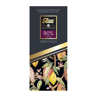 Tavoletta al fondente extra fine grancacao 90% gr100