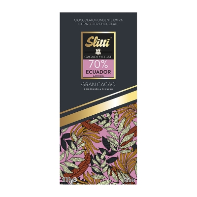 Tavoletta al fondente extra fine grancacao 70% Equador gr100