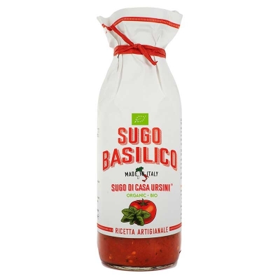 Sugo di casa rosso basilico gr500 biologico