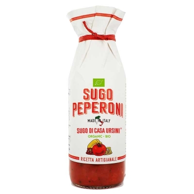 Sugo di casa rosso peperoni gr500 biologico