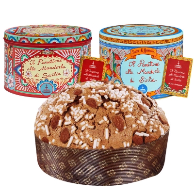 Panettone alle castagne glassate e al gianduia
