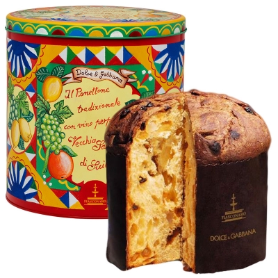 Panettone al pistacchio "Dolce&Gabbana"