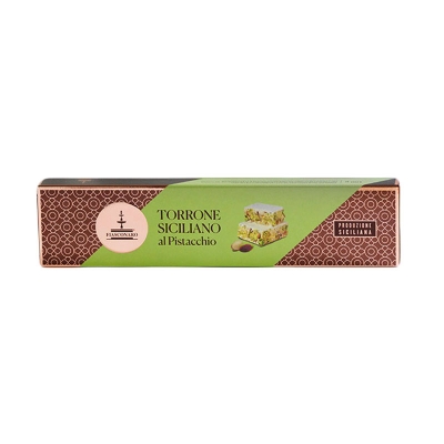 Torrone al pistacchio dell'Etna gr. 150