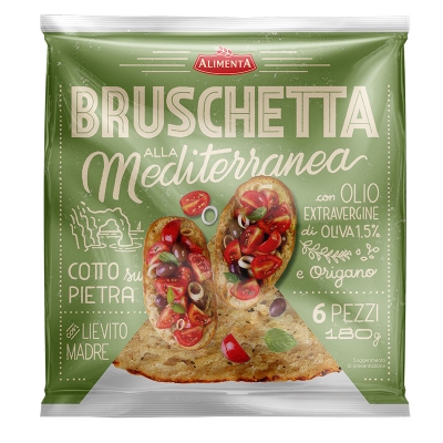 Bruschetta alla mediterranea 6 pz 