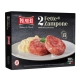 2 fette di zampone cotto a vapore