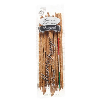 Grissini lunghi integrali senza strutto 200gr
