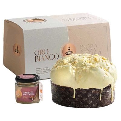 Panettone “Oro Bianco” mandorla e crema kg1
