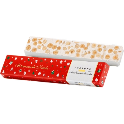Torrone di Natale friabile con nocciole 100gr