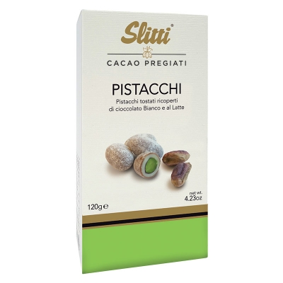 Pistacchi di bronte rivestiti di cioccolato gr120