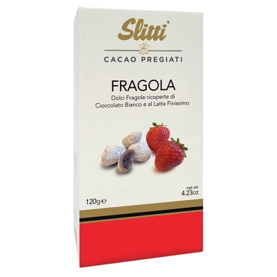 Fragole a pezzi ricoperte gr120