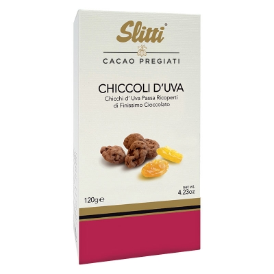 Chiccoli d'uva uva ricoperta di cioccolato gr138