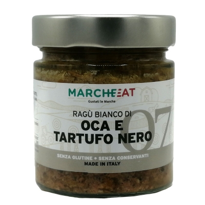 Ragù bianco di Oca e tartufo nero 200gr