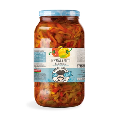 Peperoni alla pugliese in olio 3100ml