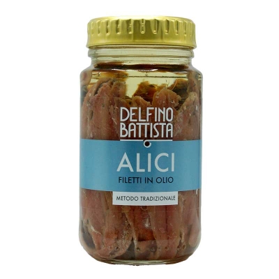 Filetti di alici in olio ml130