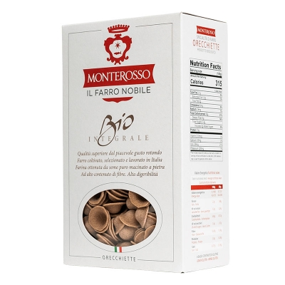 Orecchiette farro integrale Bio 500gr