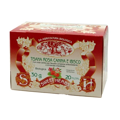 Tisana Rosa canina e Ibisco Bio
