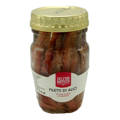 Filetti di alici in olio ml80