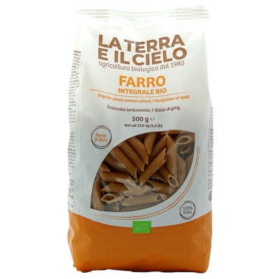 Penne al farro integrali 500gr Bio