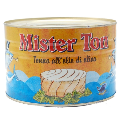 Tamburello Mister Ton pezzi tonno in olio d'oliva