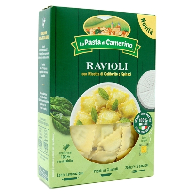 Ravioli con Ricotta di Colfiorito e Spinaci 250g