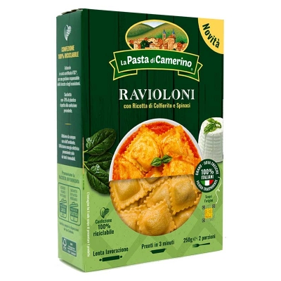 Ravioloni con Ricotta di Colfiorito e Spinaci 250g