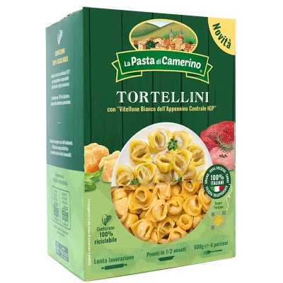 Tortellini di carne con Vitellone Bianco dell'Appennino Centrale IGP 500g