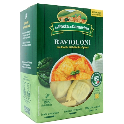 Ravioloni con Ricotta di Colfiorito e Spinaci 500g