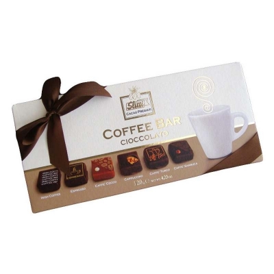 Scatola praline coffee bar assortimento 12pz gr120