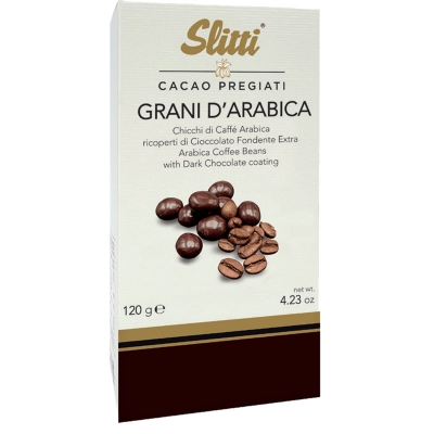 Grani arabica grani di caffe ricoperti gr120