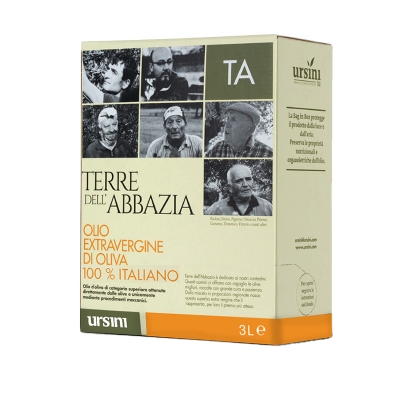 Olio extra vergine Terre del'Abbazia 3lt