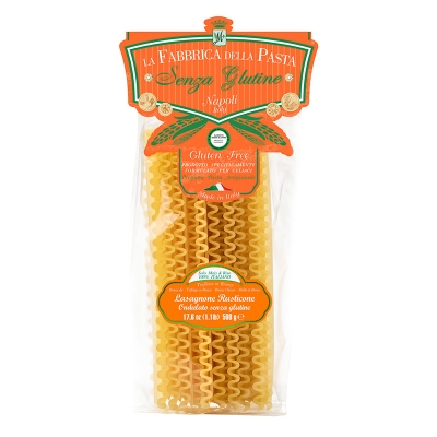 Lasagnone rusticone ondulato 500gr senza glutine
