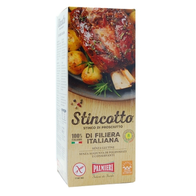 Stincotto di prosciutto di filiera con sale di cervia