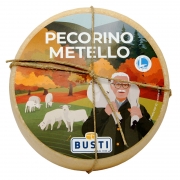 Pecorino "Metello" Stagionato in foglie di castagno