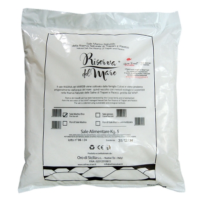Sale integrale artigianale presidio Slow Food macina fine