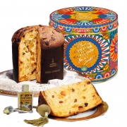 Panettone al pistacchio "Dolce&Gabbana"