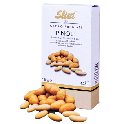 Arachidi ricoperte di cioccolato bianco e caramello salato gr120