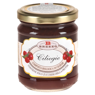 Composta di montagna ciliegie senza zucchero