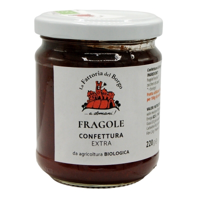 Confettura extra di fragole gr220 Bio