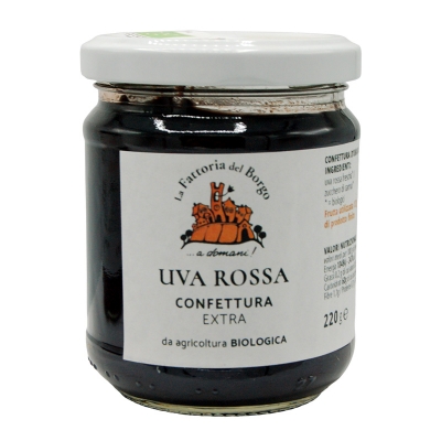 Confettura extra di uva rossa gr220 Bio
