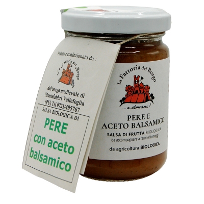 Salsa per formaggi pere con aceto balsamico gr150 Bio