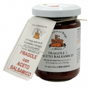 Salsa per formaggi fragole con aceto balsamico gr150 Bio