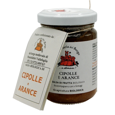 Salsa per formaggi cipolle e arance gr150 Bio