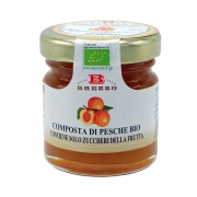 Mini Composta di montagna pesca senza zucchero gr40 bio