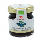Mini Composta di montagna mirtilli senza zucchero gr40 bio