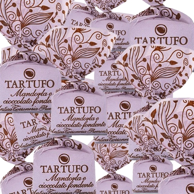 Tartufi dolci Fondente e mandorle sfusi